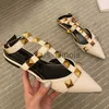 Slippers 2023 Spring Autumn New Mules Sandals Women Flats Rome Shoes Female Pointed Toe Casual Slides Ladies Fashion Sandals J230613