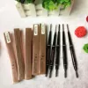 MAKEUP Eyebrow Enhancers Makeup Skinny Brow Pencil gold Double ended with eyebrow brush 5 Color EbonyMediumSoft Darkchocolate drop ship