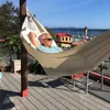 Hammocks Double Hammock Outdoor Rollover Prevention Camping Hammock Hanging Swing Bed for Travel