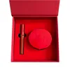 2023 nova venda imperdível pedido original de alta qualidade feminino tubo vermelho esmalte labial/almofada de ar caixa de presente 2 peças entrega gratuita