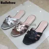 Pantofole Bailehou Big Size 36-41 Pantofole da donna Luxury Brand Slides Summer Outdoor Beach Infradito Slip On Flip Flop Ladies Casual Sanda J230613