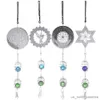 Garden Decorations Wind Chimes Music Spiral Crystal Ball Wind For Indoor And Outdoor Nordic Room Decoration Home Decor R230613