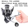 Baitcasting Reels Full Metal Fishing Reel Carp Spinning Sea Casting Outdoor Equipment Tool 230613