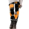 Dameslegging atletische rok met meisjes dames halloween print elastische casual broek laarzen maat 16 werk