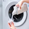Lagringslådor fack mångsidiga med etikett Transparent behållare för tvättmedel och plastkornetankläcksäker tätning 230613