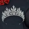 Fermagli per capelli A262 Accessori da sposa per le donne Diademi Ornamenti Guest Brithday Copricapo Corona da sposa Copricapo da sposa con strass