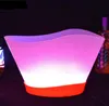 12L LED Rechargeable Ice Buckets 6 Color Bars Nightclubs Light Up Champagne Wine Bottle Holders Beer whisky Cooler