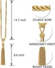 Занавеска полюса Bel Avenir 2pcs Tassel Crotains Tieback Gold Clip Holders Buckle Accessories Home Decore 230613