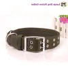 New arrival dog collars pet supplies 5cm nylon double buckle large dogs collar 2 colors 2 sizes wholesale free shipping Ccket