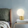 Tischlampen Norse Einfache Glas Schreibtischlampe Schlafzimmer Nachttischbeleuchtung Wohnzimmer Dekoration Led Augenschutz Lesen