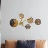 Wandlampen Luxe Gouden Lotusblad Lamp Woonkamer Eetkamer Slaapkamer Kunst Decoratieve Lantaarns Thuis Warm Verlichting Licht