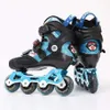 Inline rullskridskor eur storlek 28-37 justerbar barn inline skridskor kolfiber barn rullskridskor slalom glidande patines liknande som Seba 230612