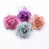 Dried Flowers 5/10Pcs Wedding Decorative Garden Wall Christmas Decorations for Home Brooch Silk Roses Diy Gifts Artificial Wholesale