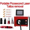 Picosecond Laser Tattoo Usuwanie 755/1320/1064/532NM ND YAG Laser Picosecond Tatuaż Usuwanie trądziku Bliznę bezbolesne urządzenie do usuwania brwi