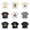 RRR123 T-shirt et short pour homme Ensemble homme grande taille T-shirts pulls vintage pull oversize coton épais lavé à l'acide rétro tees skateboard tee unisexe mode hauts