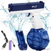 Gioco con la sabbia Divertimento in acqua Pistola Pistola elettrica Giocattolo da tiro Completamente automatico Spiaggia all'aperto Piscina estiva per bambini Ragazzi R230613