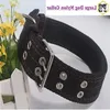 New arrival dog collars pet supplies 5cm nylon double buckle large dogs collar 2 colors 2 sizes wholesale free shipping Ccket