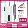 Kits de nail art beaulush 35000rpm furadeira elétrica recarregável lixadeira para remoção de gel equipamento de manicure profissional 230613