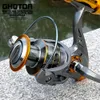 Baitcasting Reels GDA Fishing Reel Spinning 10007000 Series Metal Spool Wheel for Sea Carp 230613