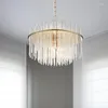 Pendelleuchten 2023 LED Postmodern Nordic Eisen Glas Lampe Licht Lichter für Foyer Esszimmer