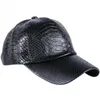 Ball Caps Snake Skin Baseball Cap Ball Caps Voor Mannen Mode PU Leer Vader Hoeden Outdoor Leisure Hip Hop Gorras para Hombre 230612