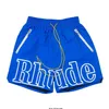 Rhude Mens Short Shorts de gymnase Designer Casual Swimshorts Message de maillot de bain Swim Beach Summer Sport Fashion Boy nager Trunks Basketball