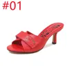 Designer Women M Flat Sandals Modna skórzane kapcie Summerskie Sandały Prezenta plażowe Oran Slajd Kapcie 35-43 SPIPLERS Rozmiar 35-43