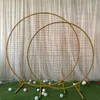 Décoration de fête grille métal mariage jardin arc cercle ballon cadre rond toile de fond support pour anniversaire anniversaire