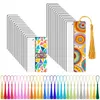 Key Rings 30Pcs Sublimation Blank Bookmarks Products DIY Bookmark Craft Projects Double 230612