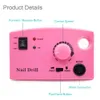 Nail Art Kits 3 Color Drill Machine 35000RPM for Electric Manicure Accessory With Milling Cutter File 230613