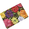 Bath Mats Rubber Doormat Home Decortain Outdoor Carpet Rug Non-slip Mat Flower Printing Floor For Child Bedroom And Kitchen