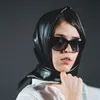 Банданас Durag Designer Женский треугольник шарф черная повязка мужская унисекс искусственная кожаная кожаная кожаная кожаная одежда.