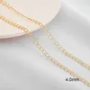1 meter kettingen voor diy sieraden maken benodigdheden kits 18k verguld voor volwassenen materialen accessoires bevindingen componenten O Star Bead Chain