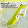 Sand Play Water Fun Burst Electric Gun Kids Outdoor Summer Auto Sucking Strong Power Shooting Fight Game Toys Presents for R230613