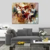 Contemporary Canvas Wall Art Kafe Handmade Modern Decor for Hotel Room Decor