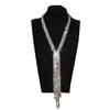 Choker Glanzend Vol Strass Stropdas Stijl Verklaring Ketting Voor Vrouwen Luxe Avondjurk Sexy Ketting Sieraden