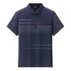 Herrpolos 8xl 7xl 6xl 2023 Summer Top Quality Business Polo Shirt Män Kort ärm Löst herrskjortor med Pocket Casual Homme 230613