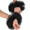 Five Fingers Gloves Victorian Cuffs Wrist Cuff Renaissance Elizabethan Ruffled Sleeves Halloween Cosplay Hand Unisex 230612