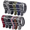 Watch Bands Sangle de nylon militaire 6 packs 18 mm 20 mm 22 mm Bandonnées de remplacement de bande pour hommes femmes