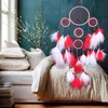 Décorations de jardin élégantes faites à la main avec des plumes tenture murale décoration ornement artisanat chambre charmant cadeau pour un ami R230613