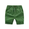 Shorts DE PEACH Toddler Kids Casual Pants For Boys Summer Cotton Children Beach Solid Color Baby Boy Clothes 26Years 230613