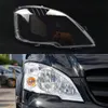 Tampa do farol do carro lente concha de vidro farol dianteiro transparente abajur lâmpada de luz para mercedes-benz vito 2012-2015