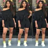 Dress Two Piece Set Women Tshrts+high Waist Shorts Summer Shirt Crop Top Short Sleeves Tees Tracksuit Femme Clothes Ropa De Mujer 2020