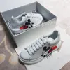 2023top nieuwe Dames man Merk Designer schoenen Sneaker Platform Klassieke Lederen Sport Skateboarden Schoenen Sneakers hardlopen Wandelen zwart wit