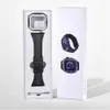 Armorfodral DIY rostfritt stålfodral klockor täcker ap mod kit fit silikonband för iwatch 8 7 6 5 4 se rem för Apple Watch Series 8 7 45mm 44mm