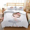 Bedding sets Ballet Girls Minimalist Fashion Bed Three Piece Set soft and comfortable Comforter bedding sets Customizable for girl Z0612