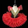 Dancewear Sunfriday Colors Professional Ballet Tutu Dress Girl Dance Costume Child Performance Ballerinas Tutu Barn Child Jazz Dance Dress 230612