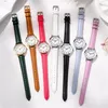 Horloges Vrouwen Horloge Eenvoudige Designer Dames Lederen Band Analoge Quartz Horloges Montre Femme Voor Gratis Bezorging