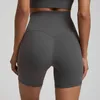 Shorts Active Buttery Soft Biker Feminino 5'' Booty Workout Sem Costura Frontal Cintura Alta Yoga Running Gym Spandex Compressão