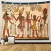 Wandtapijten SepYue Tapijt Muur Opknoping Hippie Oude Egyptische Muurschildering Boho Art Esthetische Kamer Decor Slaapkamer Doek Deken Trippy 230613